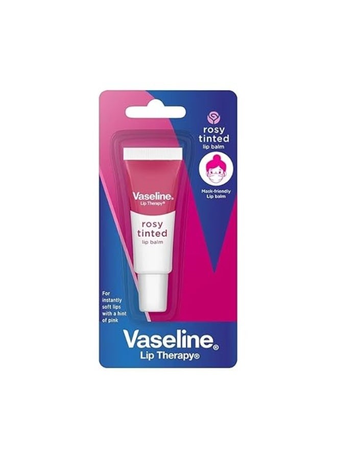 Vaseline Lip Therapy Rosy Tint Lip Balm For instantly soft lips 10 G. - Image 3